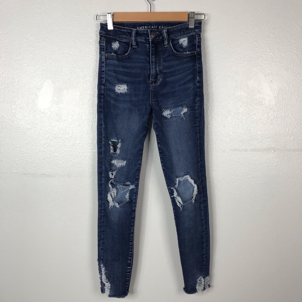 American Eagle Super Hi-Rise Jegging Size 4 Short